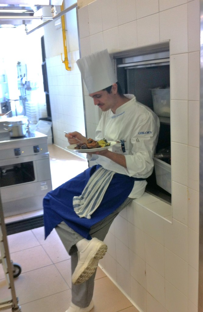 Pausa pranzo alle 14 in cucina  - Summer School 2015 di Alma La Scuola di Cucina